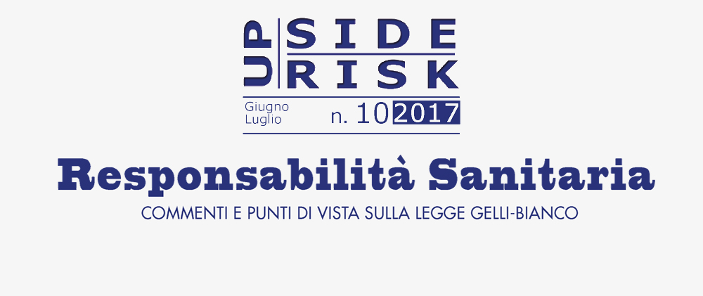 Upside Risk n. 10 - Responsabilità Sanitaria (copertina)